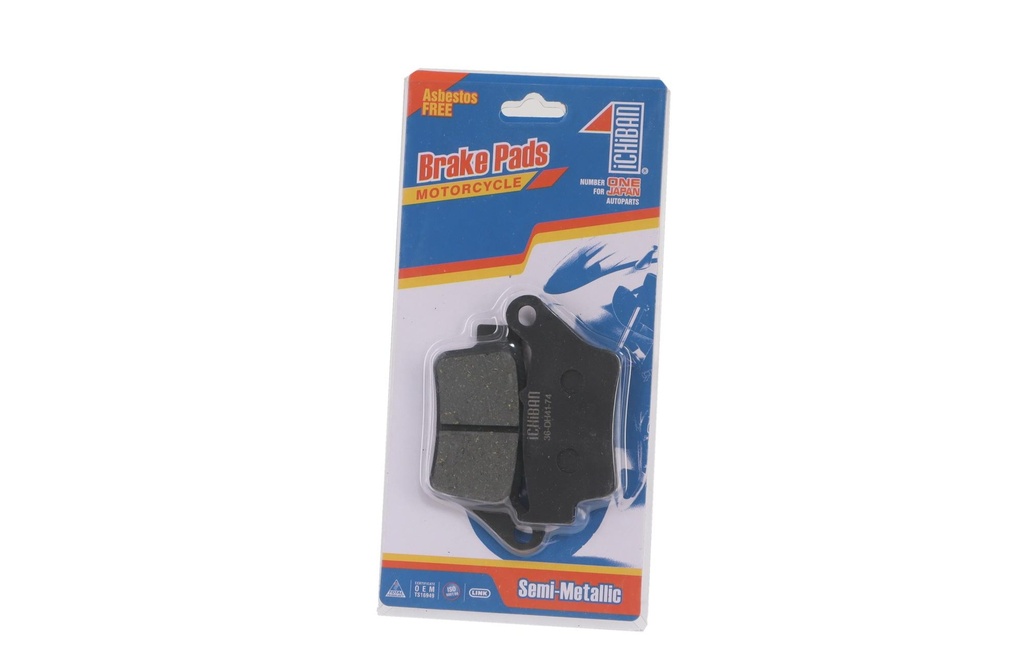PASTILLA FRENO TRAS. BAJAJ PULSAR 160 NS/180 NEON/N250 